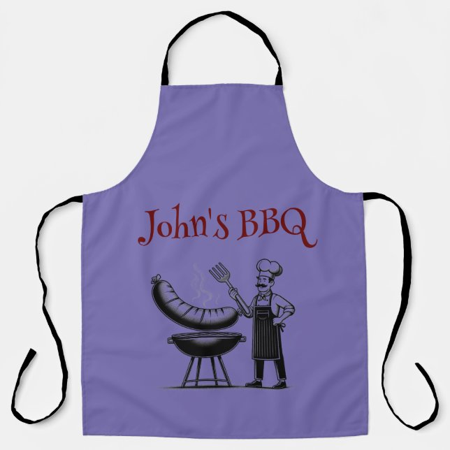 Customizable BBQ Master Chef  Schürze (Vorderseite)