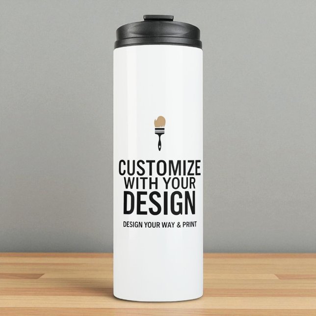  Customizable Business Corporate Modern Minimalist Thermosbecher (Von Creator hochgeladen)