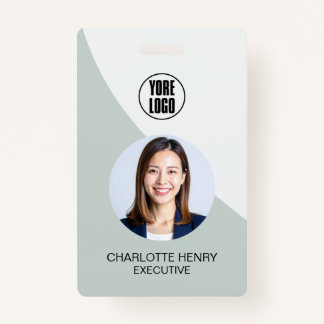Customizable Business ID Card | Minimal Employee  Ausweis