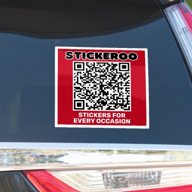 Customizable Business Promotion QR Code Car Decal  Aufkleber (Von Creator hochgeladen)