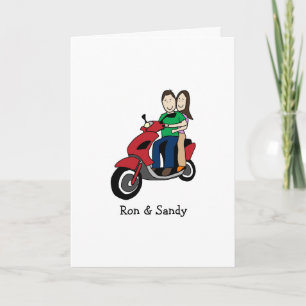 Customizable card- Rollerpaar Karte