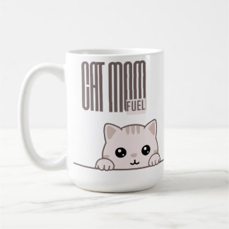 Customizable Cat Mom Fuel Kaffeetasse