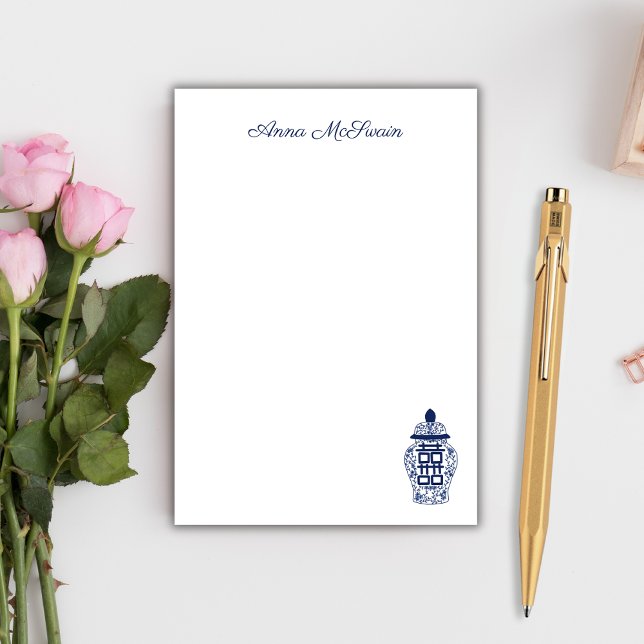 Customizable Chinoiserie Ginger Jar  Post-it Klebezettel (Von Creator hochgeladen)