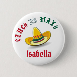 Customizable Cinco de Mayo 5 Mai Fiesta Button
