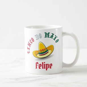 Customizable Cinco de Mayo 5 Mai Fiesta Kaffeetasse