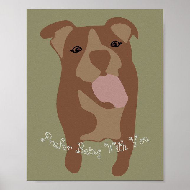 Customizable Cute Dog Companion Poster (Vorne)