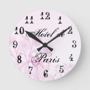 Customizable French Country Wall Clock Runde Wanduhr