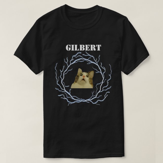 Customizable Funny Cat T-shirt  (Design vorne)