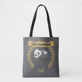 Customizable Funny Panda Nap Champion