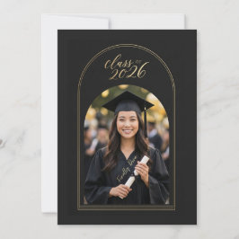Customizable Graduate Celebration Invite | Elegant Einladung