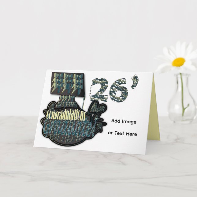 Customizable Greeting Card Graduate Karte (Kleine Pflanze)