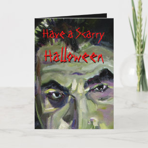 Customizable Halloween DRACULA Card Ginette Karte