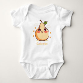 Customizable Happy Pear Baby Baby Strampler