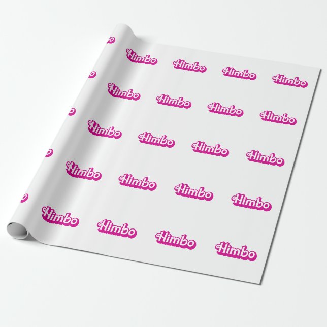 Customizable Himbo Geschenkpapier (Ungerollt)