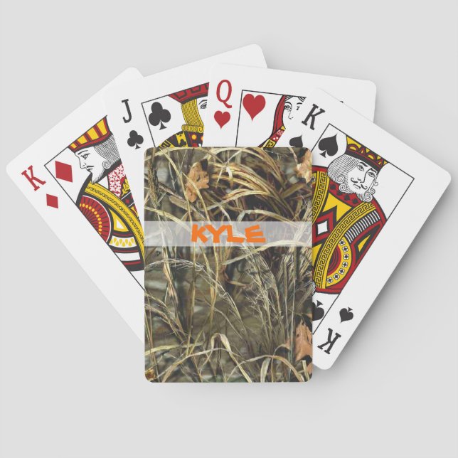 Customizable Hunting Camo Deck of Cards Spielkarten (Rückseite)