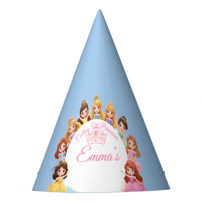 Customizable Kids Birthday Party Hat Partyhütchen (Vorderseite)