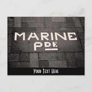 Customizable Marine Parade, Napier, Neuseeland Postkarte