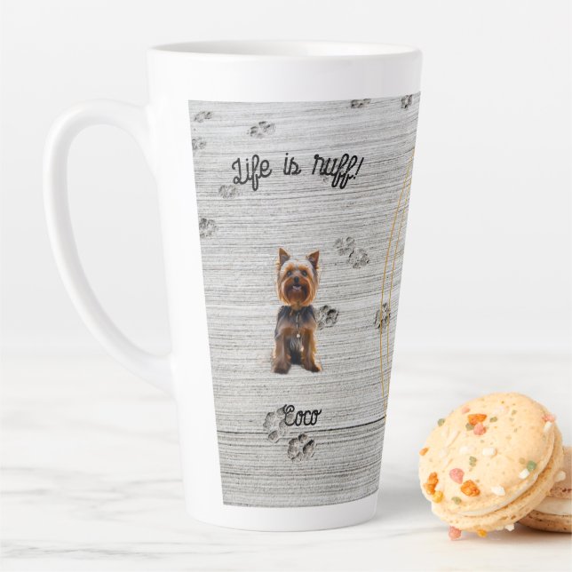 Customizable mug for dog lovers, gift for dog moms milchtasse (Beispiel)