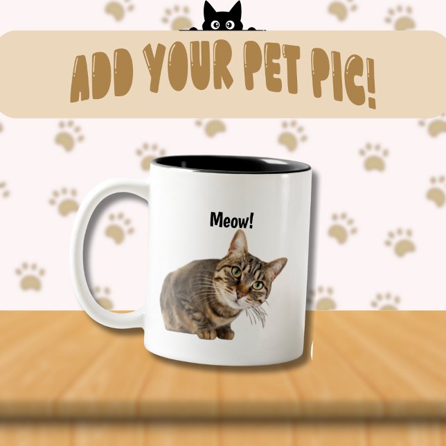 Customizable Mug For Pet Lovers! Zweifarbige Tasse (Von Creator hochgeladen)