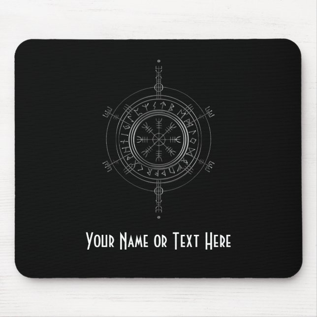 Customizable Norse Motif Mouse Pad Mousepad (Vorne)