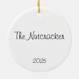 Customizable  Nutcracker Fritz Keepsake Keramik Ornament