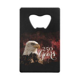 Customizable Patriotic Eagle Bottle Opener Geldbeutel Flaschenöffner