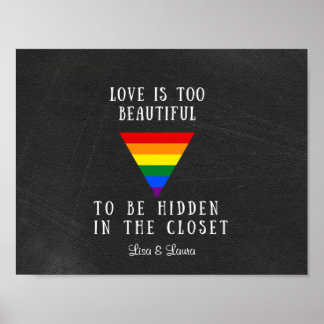 Customizable Rainbow Pride Poster