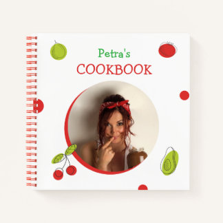 Customizable Recipe Book (Your Photo) Notizbuch