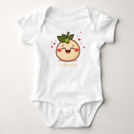 Customizable Smiling Fruit Baby Strampler