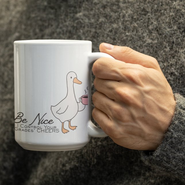 Customizable Teacher controls your grades Mug Kaffeetasse (Von Creator hochgeladen)