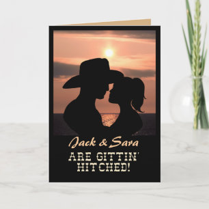 CUSTOMIZABLE Western Wedding INVITATION Einladung
