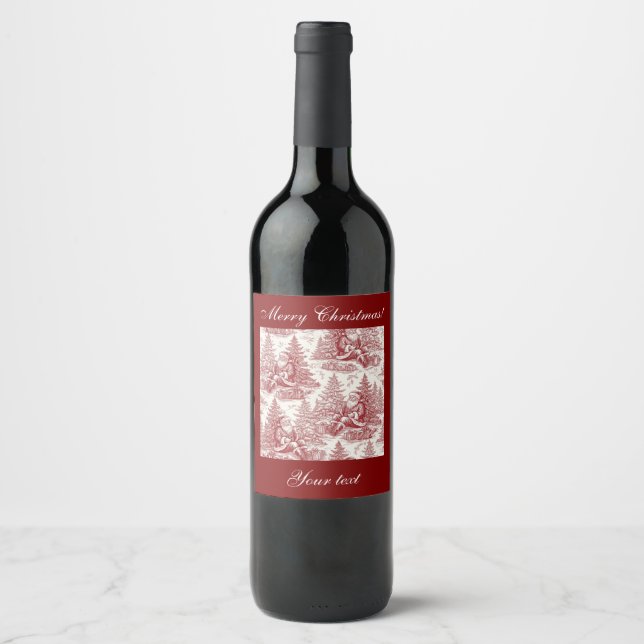 Customizable wine bottle label weinetikett (Vorderseite)
