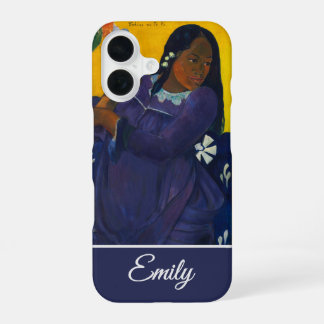 Customizable Woman with a Mango by Paul Gauguin iPhone 16 Hülle
