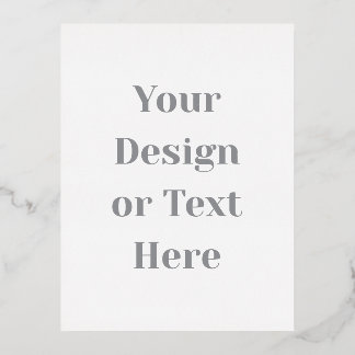 Customizable Your Design or Text Here Personalized Folien Feiertagspostkarte