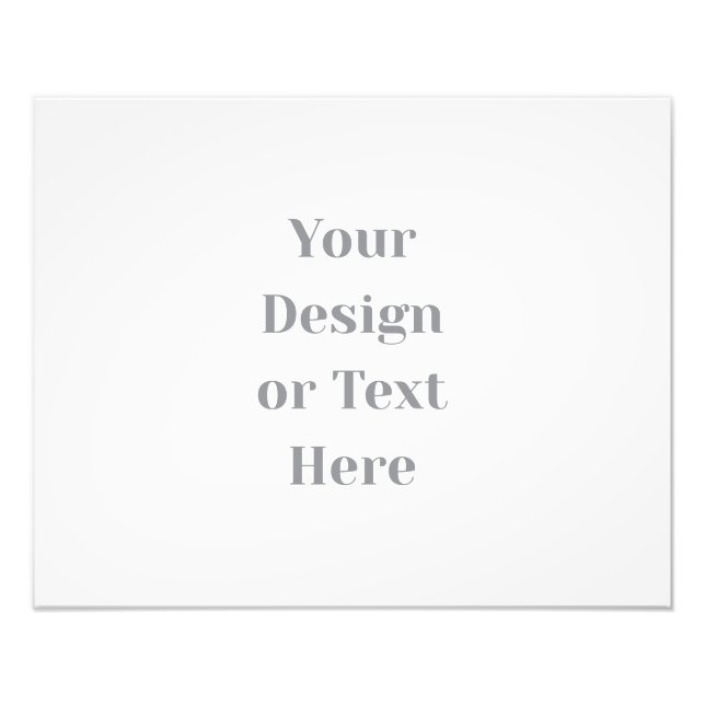 Customizable Your Design or Text Here Personalized Fotodruck (Vorne)