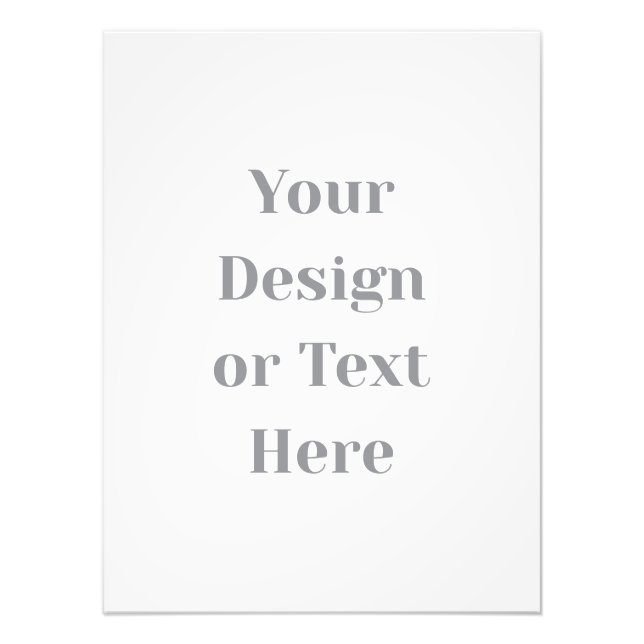 Customizable Your Design or Text Here Personalized Fotodruck (Vorne)