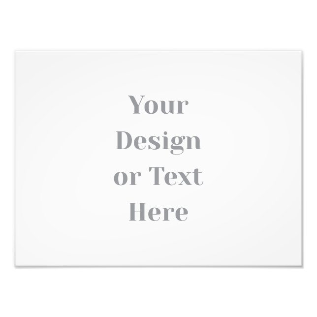 Customizable Your Design or Text Here Personalized Fotodruck (Vorne)