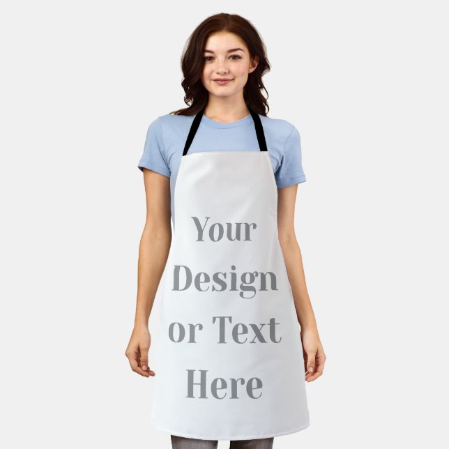 Customizable Your Design or Text Here Personalized Schürze (Getragen)