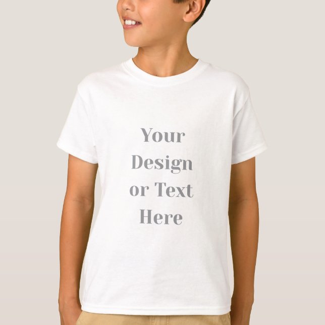 Customizable Your Design or Text Here Personalized T-Shirt (Vorderseite)