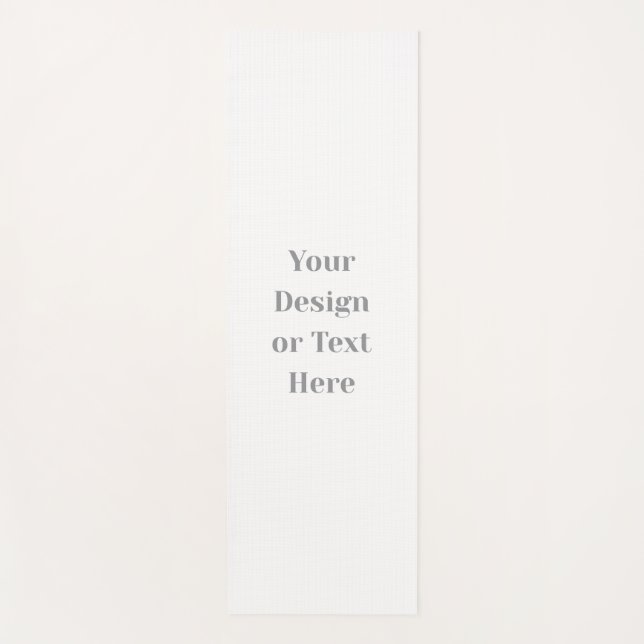 Customizable Your Design or Text Here Personalized Yogamatte (Vorderseite)