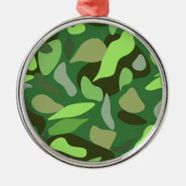Customize Camouflage Ornament Aus Metall