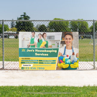 Customize Commercial Residential Cleaning Services Banner