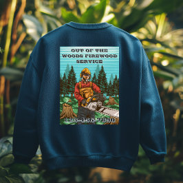 Customize Firewood Sales Business Promotional Sweatshirt