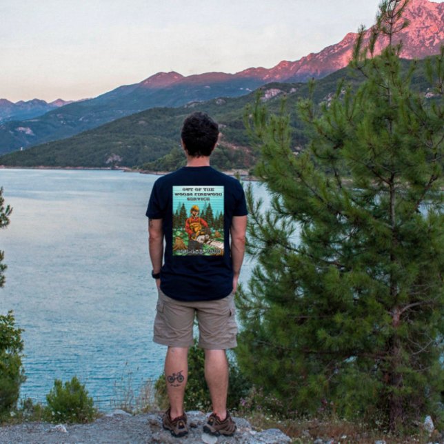 Customize Firewood Sales Business Promotional T-Shirt (Von Creator hochgeladen)