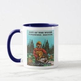 Customize Firewood Service Business Promotional Tasse