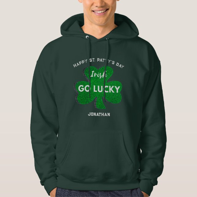 Customize Happy St. Patty's Day Sweatshirt (Vorderseite)