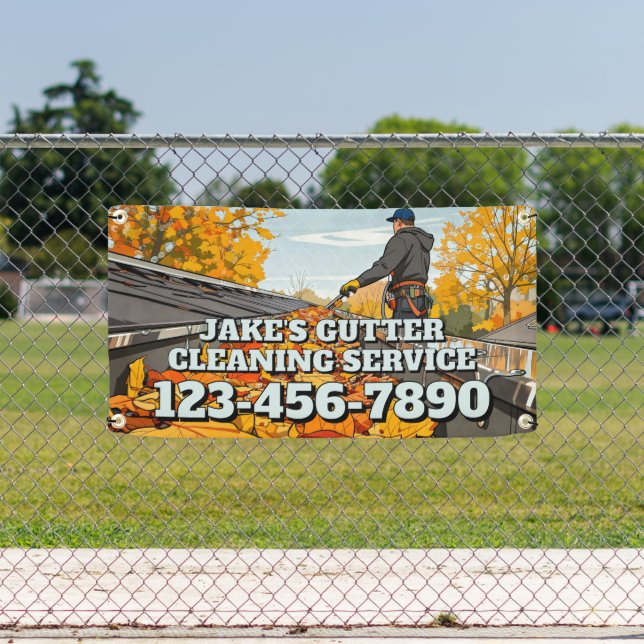 Customize Home Gutter Cleaning Business Promo Banner (Insitu)