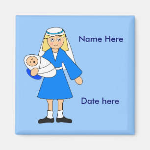 Customize Me - Kinderkrippen Mary und baby Magnet