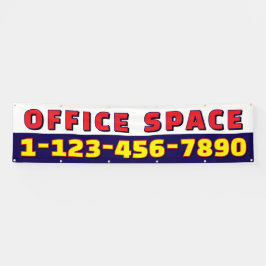 Customize Office Space Available Business Banner