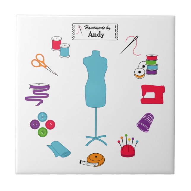 Customize the Label Sew Right Fliese (Vorderseite)